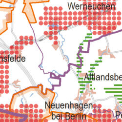 Ausschnitt aus der Festlegungskarte des LEP HR