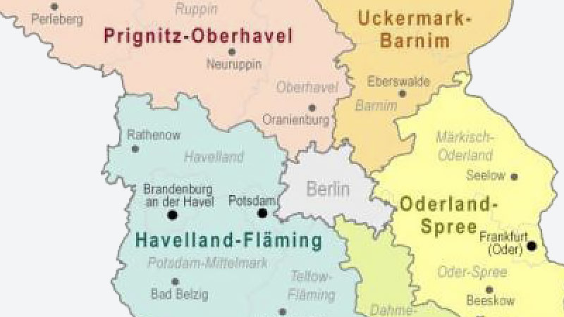 Regionen in Brandenburg